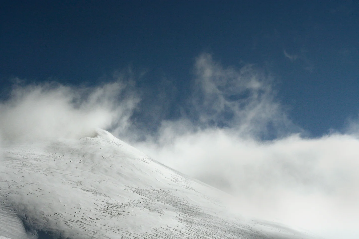 Snow-covered mountain