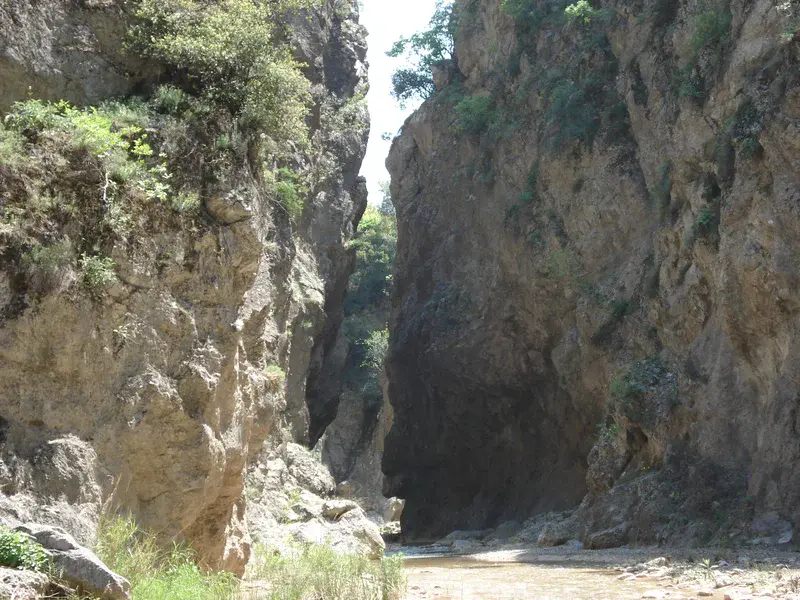 Slot-gorge of Xerias River