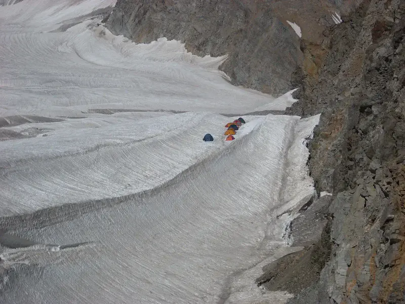 Glacier on Mount Elbrus