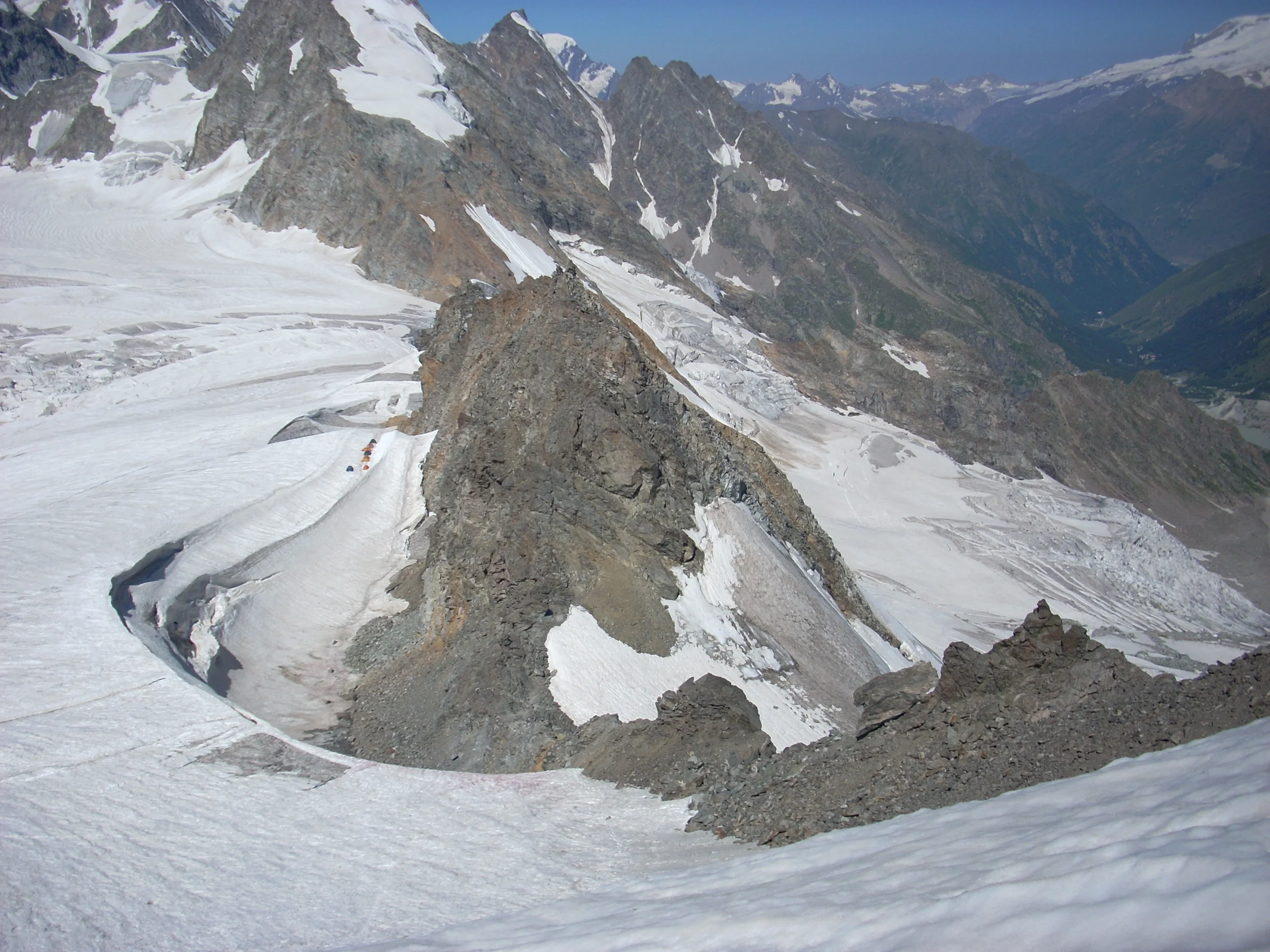 Glacier on Mount Elbrus