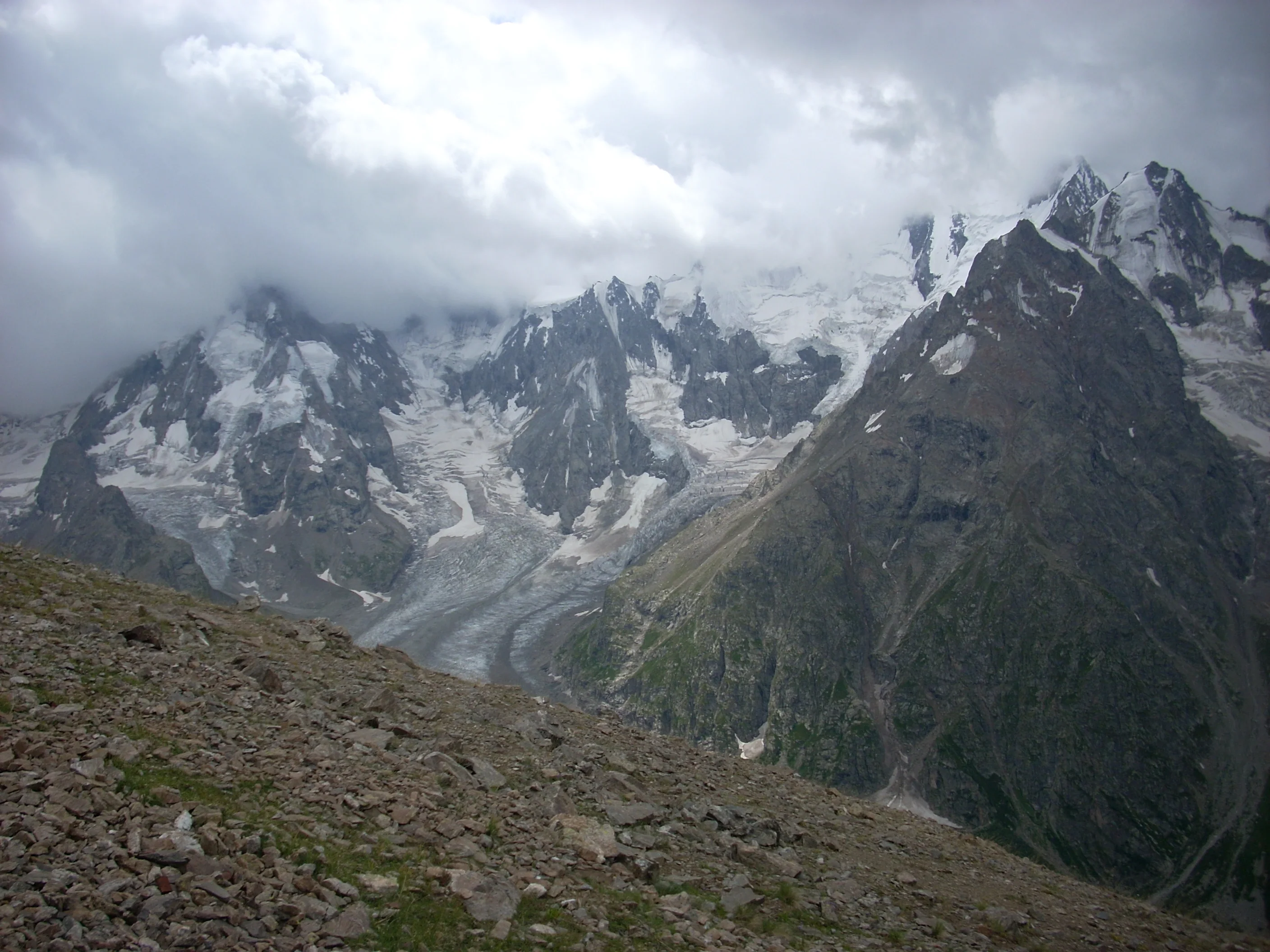 Glaciers and clouds