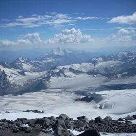 Mount Elbrus peaks