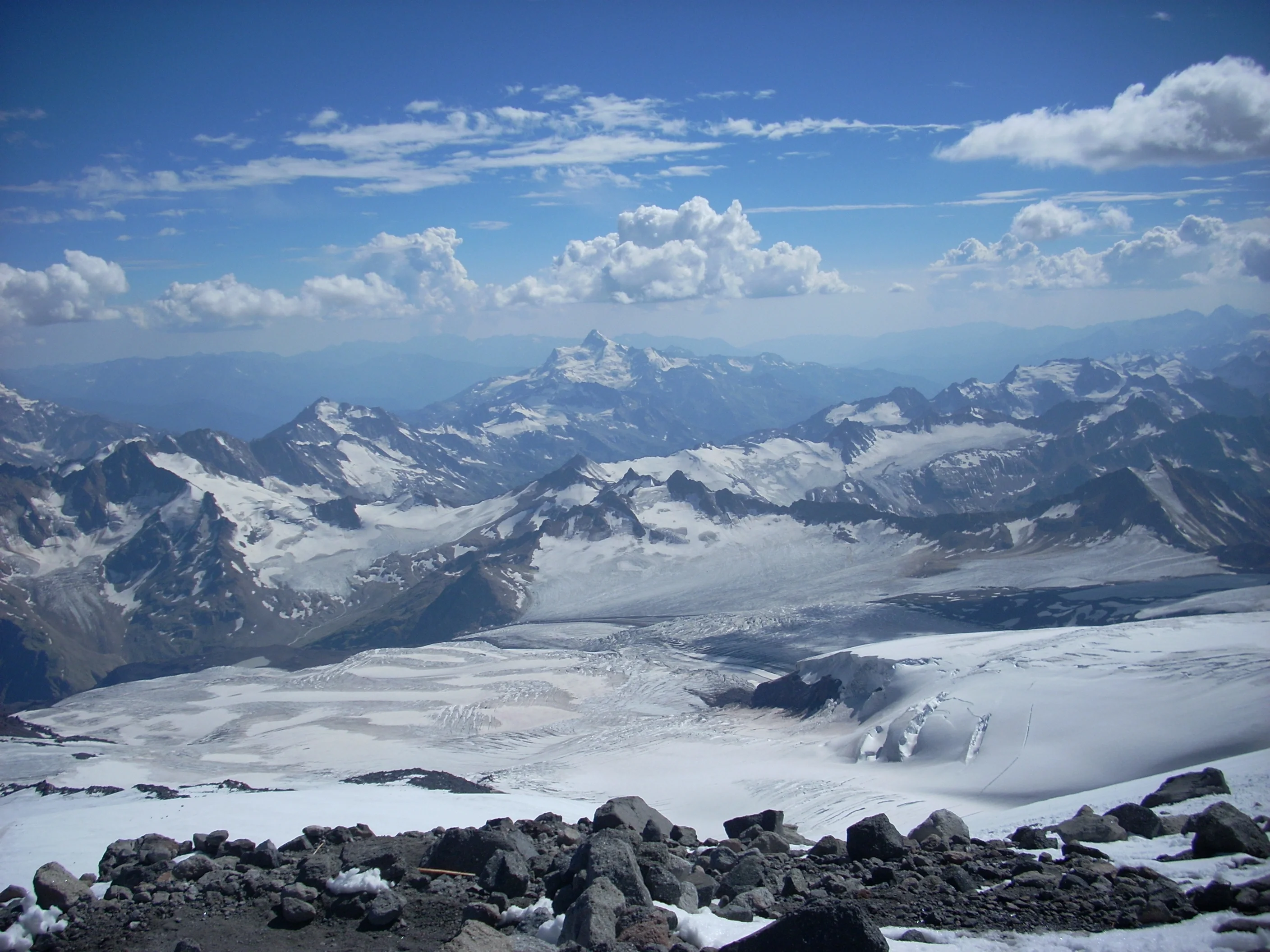 Mount Elbrus peaks