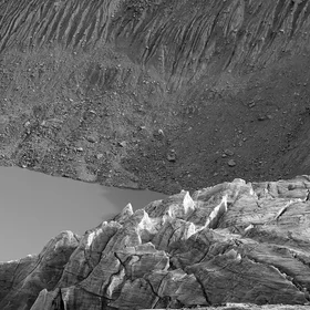 Mouth of the Zongo Glacier