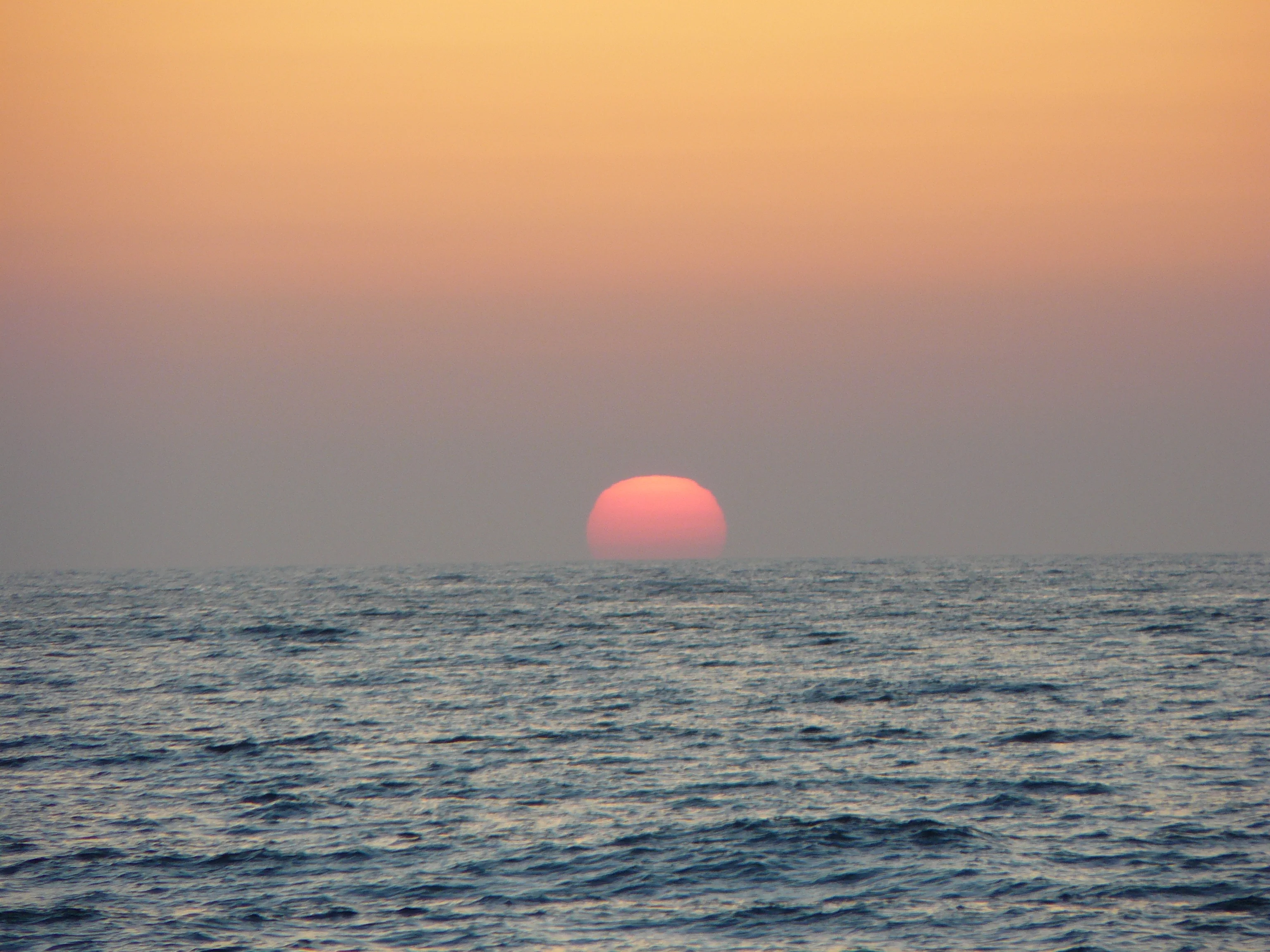 Distorted sun