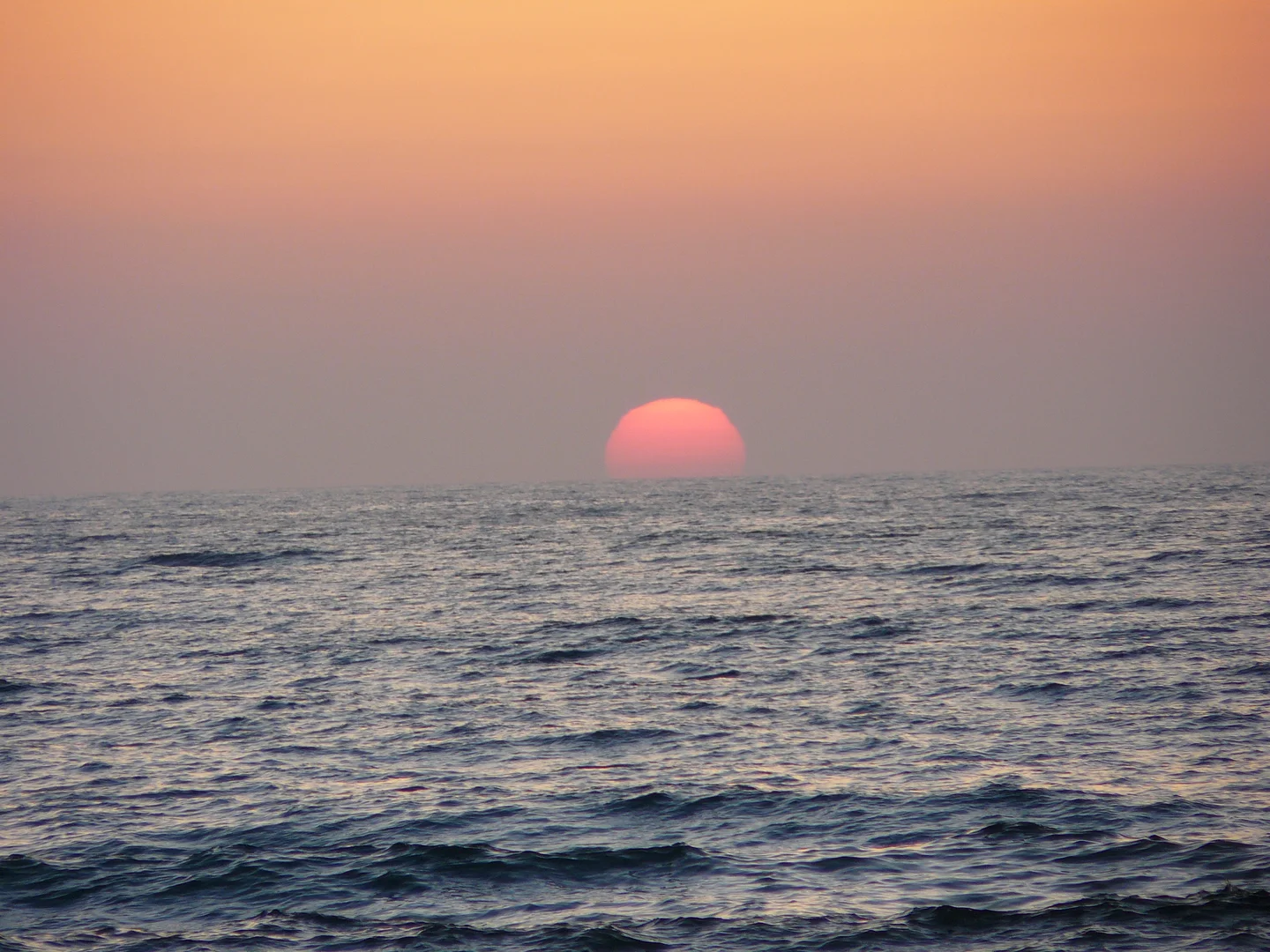 Distorted sun