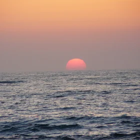 Distorted sun