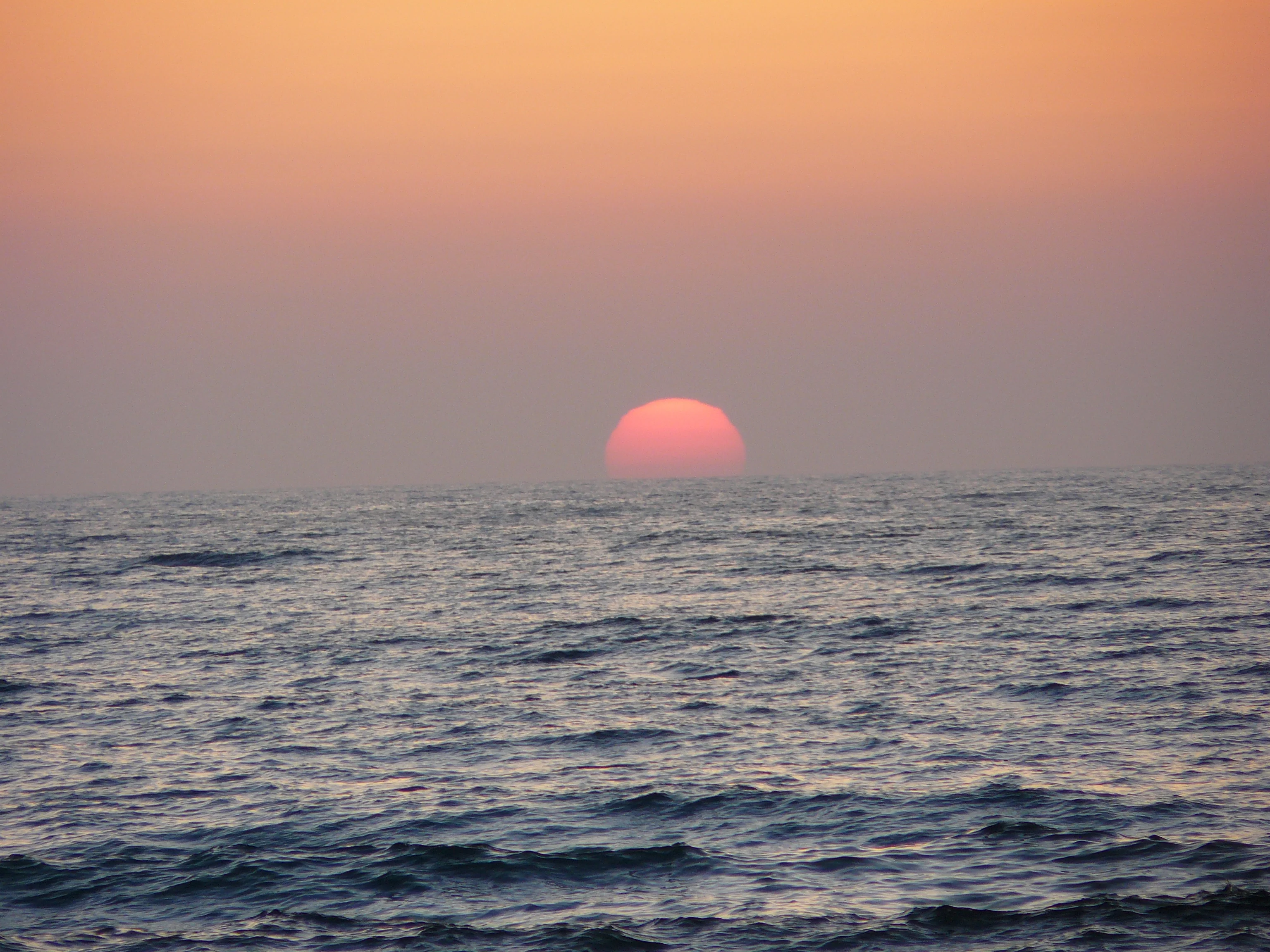 Distorted sun