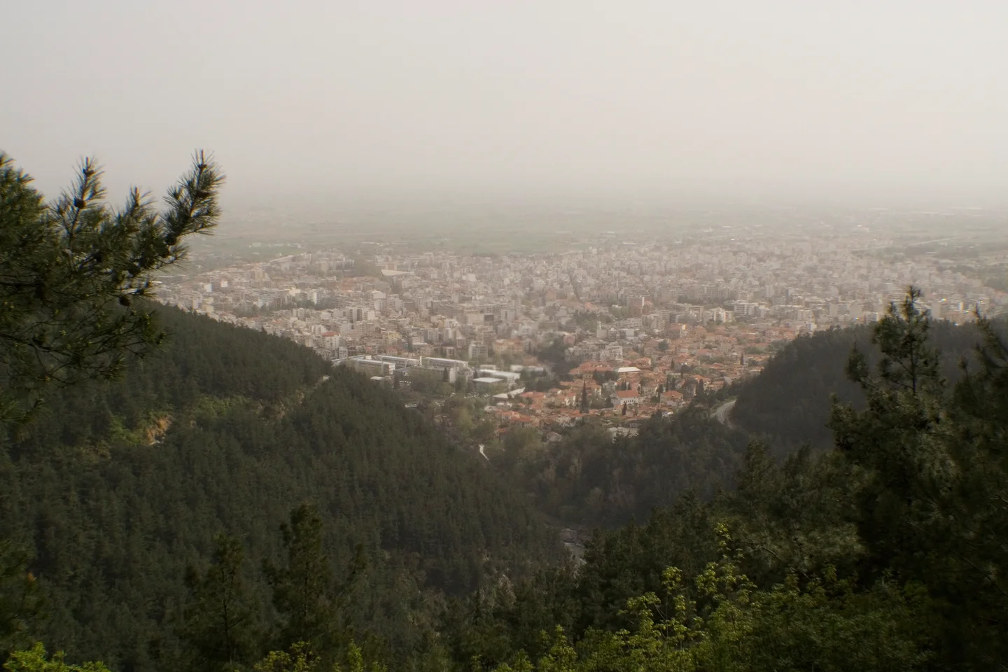 African dust over Northern Greece