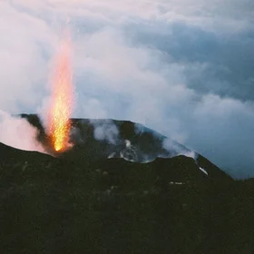 Strombolian eruption