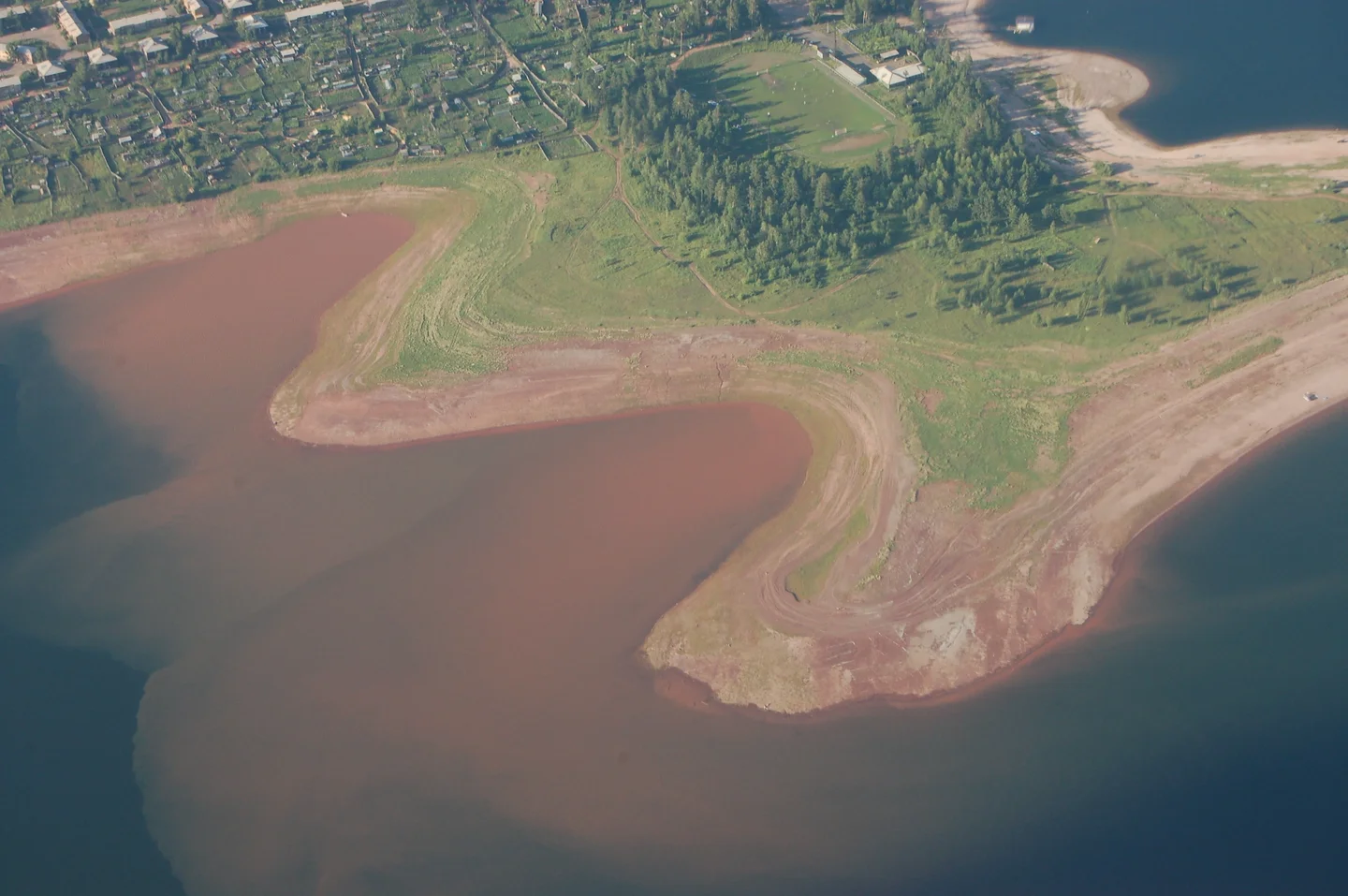 Lake shore in Siberia