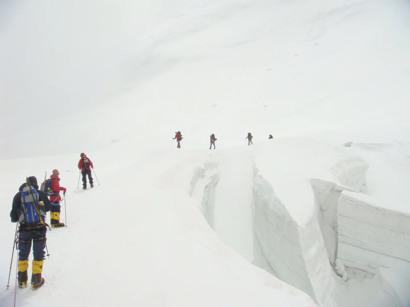 Ice crevasse