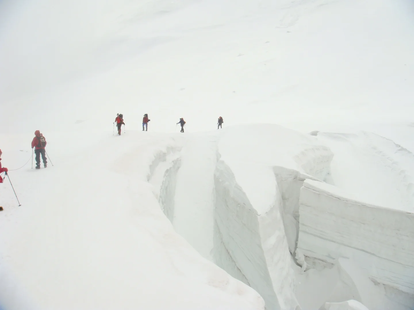 Ice crevasse