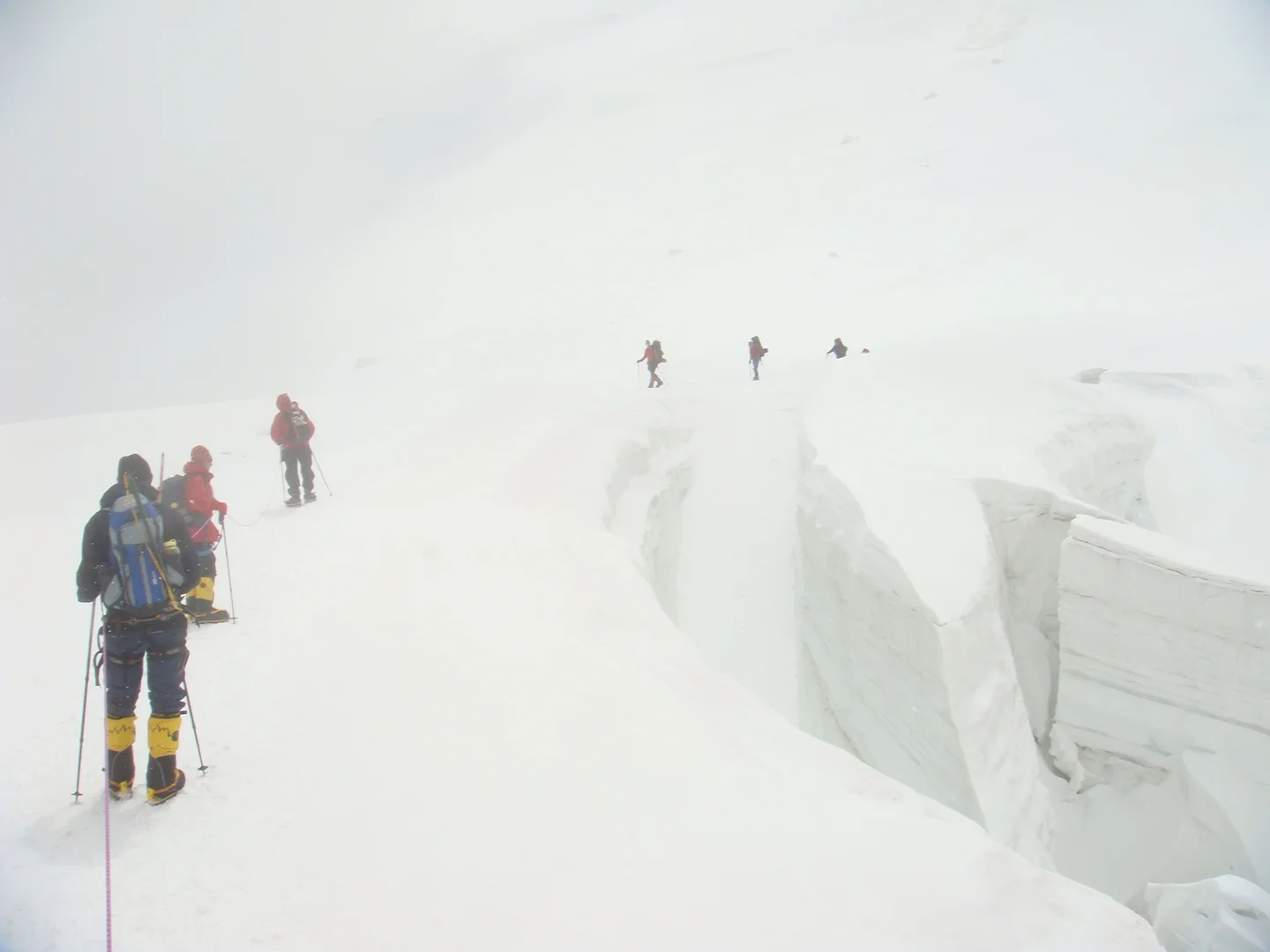 Ice crevasse