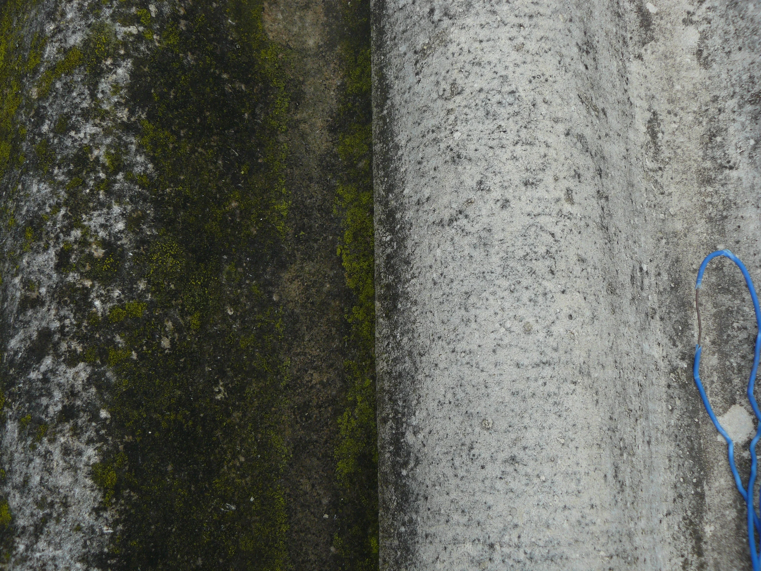 Asbest roof