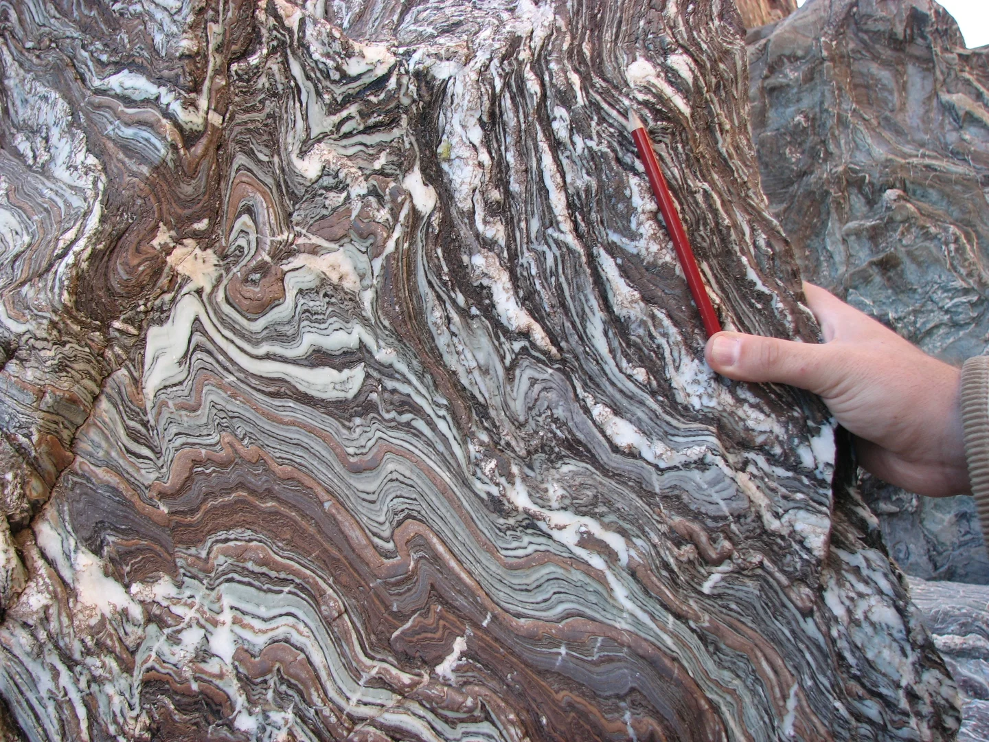 Ptygmatic fold,Iranshahr,Makran zone,Iran