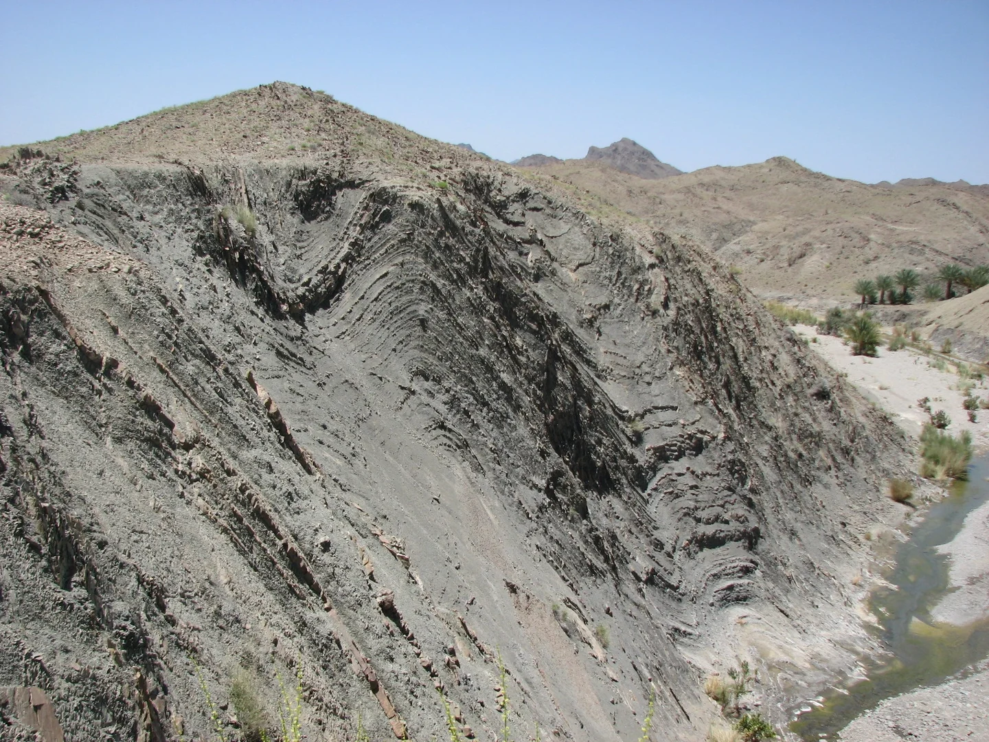 Folding near Zaboli, Baluchestan, Iran