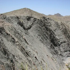 Folding near Zaboli, Baluchestan, Iran