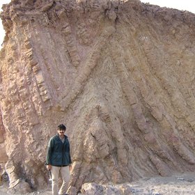 Chevron Folds,North of Zahedan (Iran)