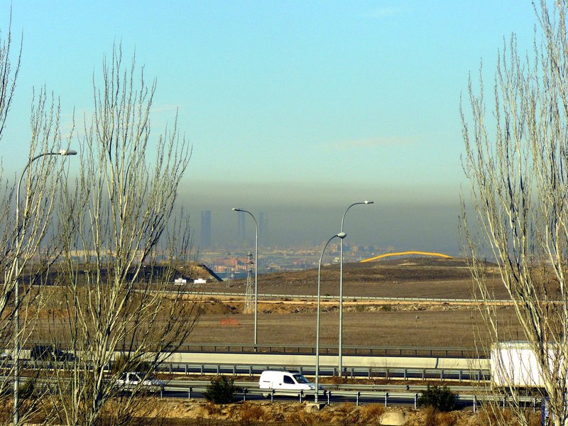 Temperature inversion over Madrid