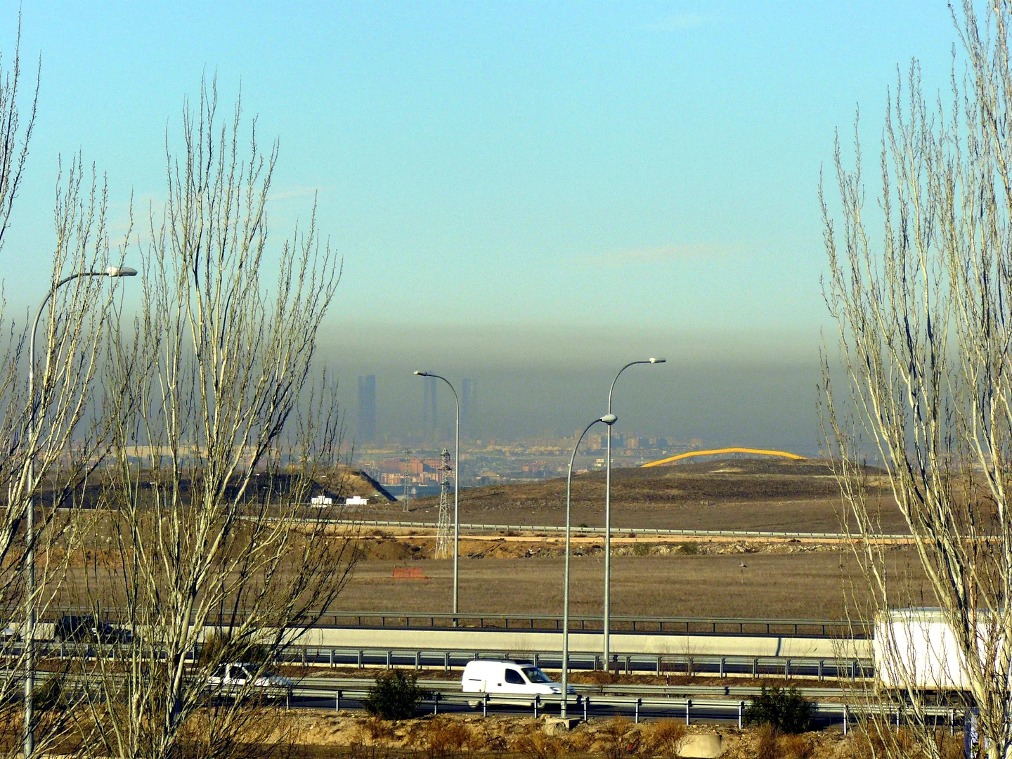 Temperature inversion over Madrid
