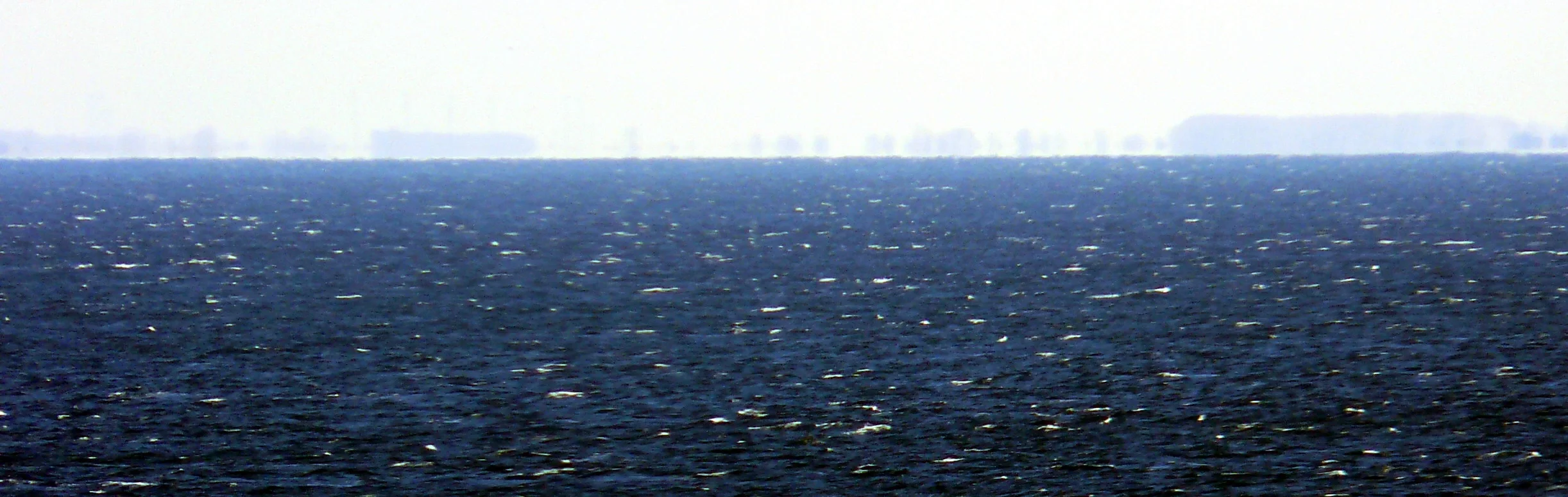 Mirage of shoreline