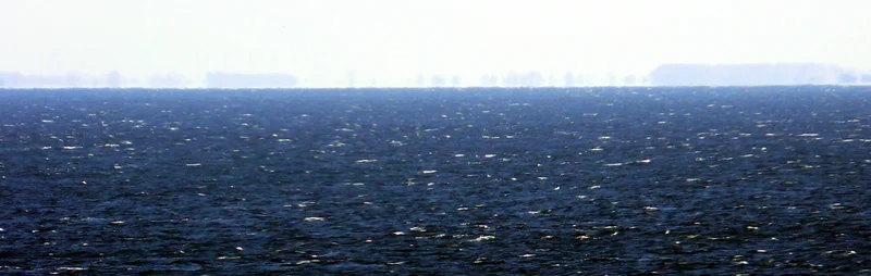 Mirage of shoreline