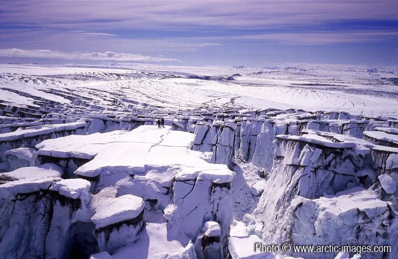 Skaftarjokull Glacier surges, Vatnajokull Ice Cap, Iceland