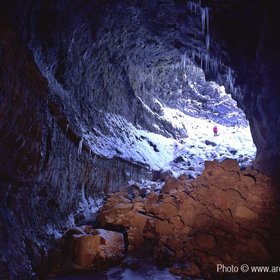 Vidgelmir lava cave, Borgarfjordur, Iceland