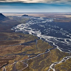 Markarfljotsaurar outwash plain, Southcoast, Iceland