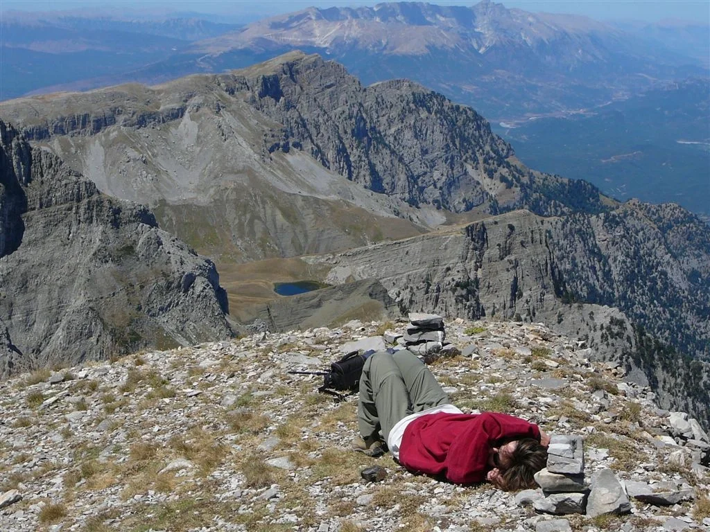 Dragon Lake from Gamila Peak