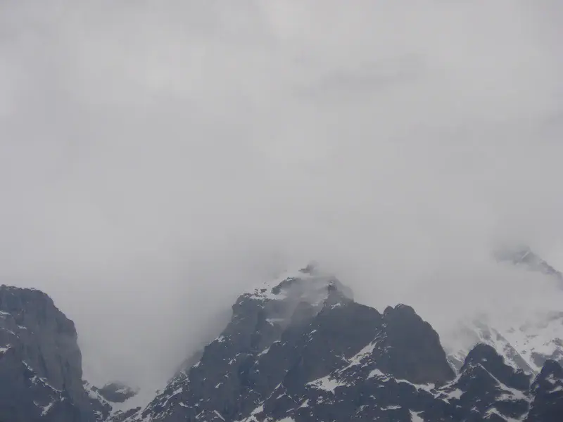 Low clouds in Grindelwald