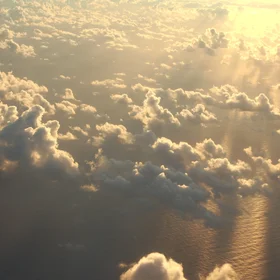 Shallow Cumulus at Sunrise