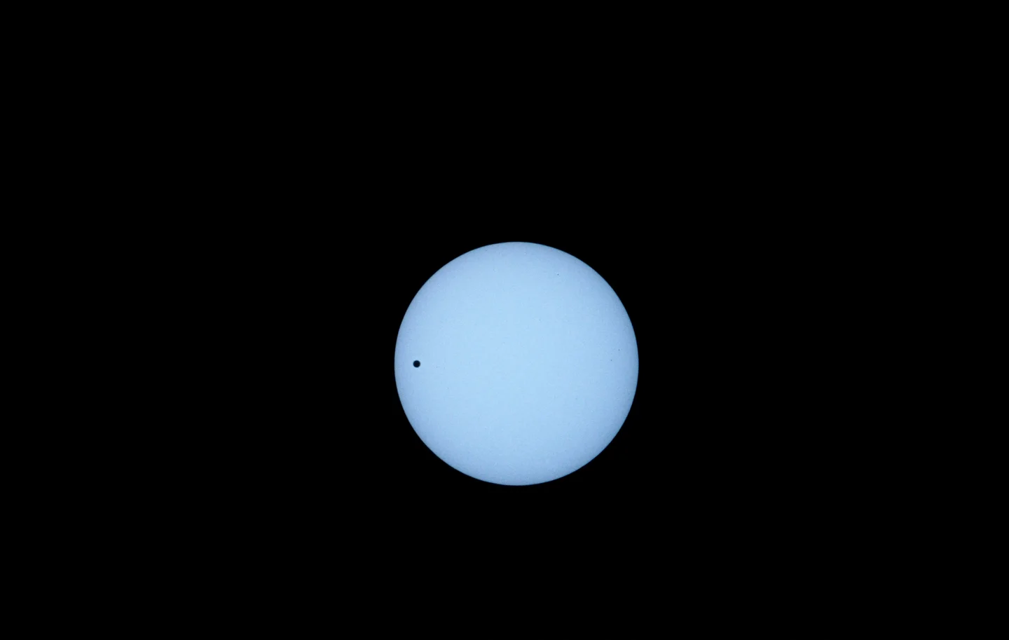 Transit of Venus across the Sun