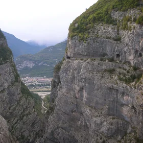 Longarone as seen from the Vajont Dam...
