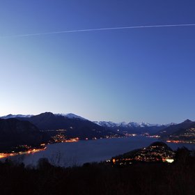 The ISS over Bellagio