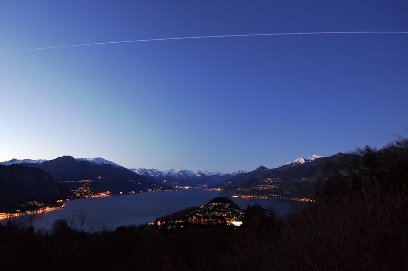 The ISS over Bellagio