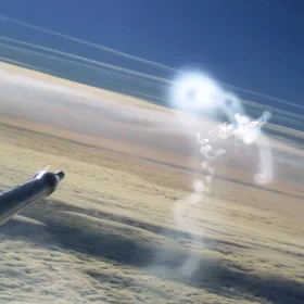 Contrail rings detected with the research aircraft Falcon