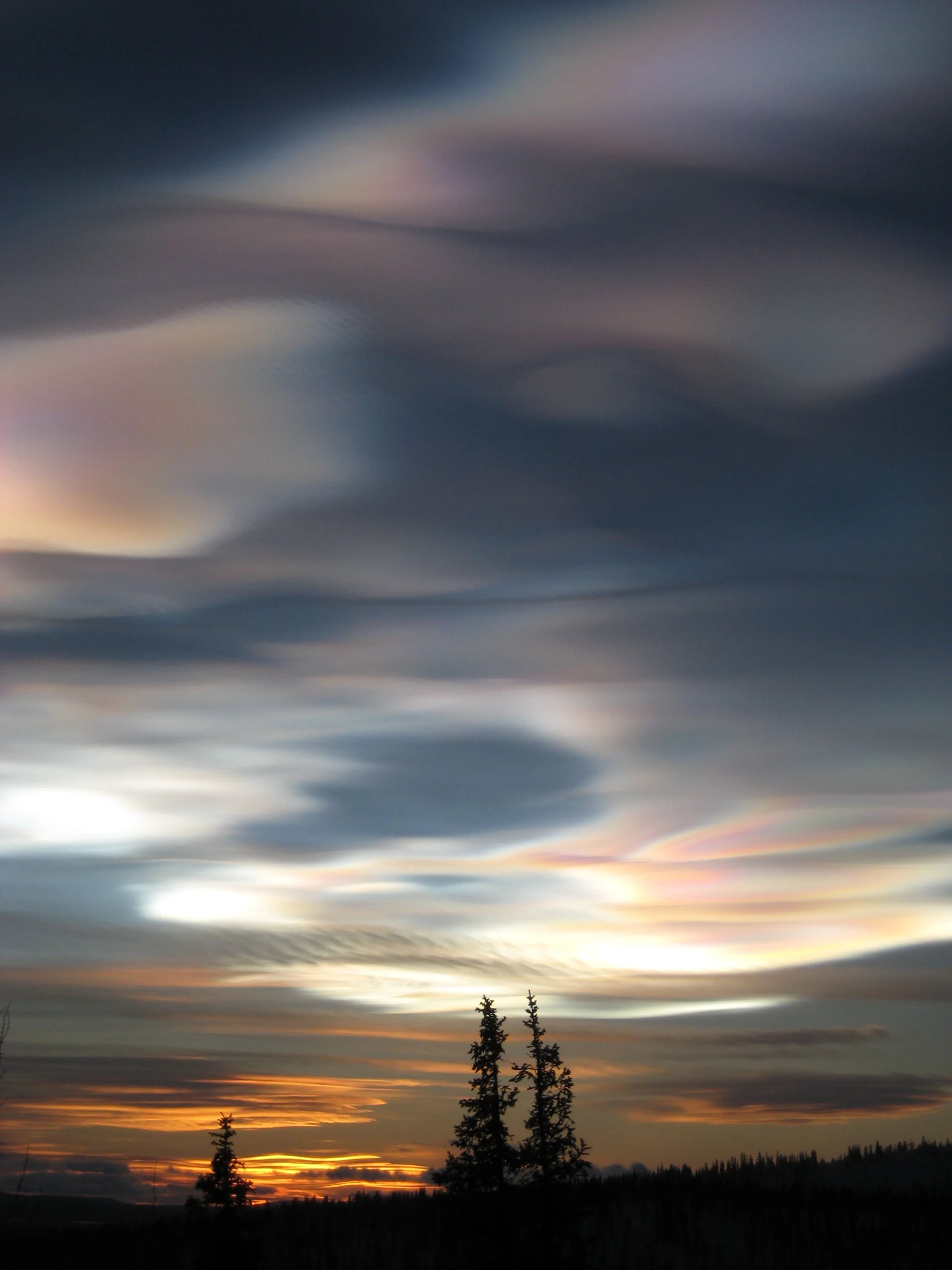 Mother of Pearl Cloud above Esrange, Sweden
