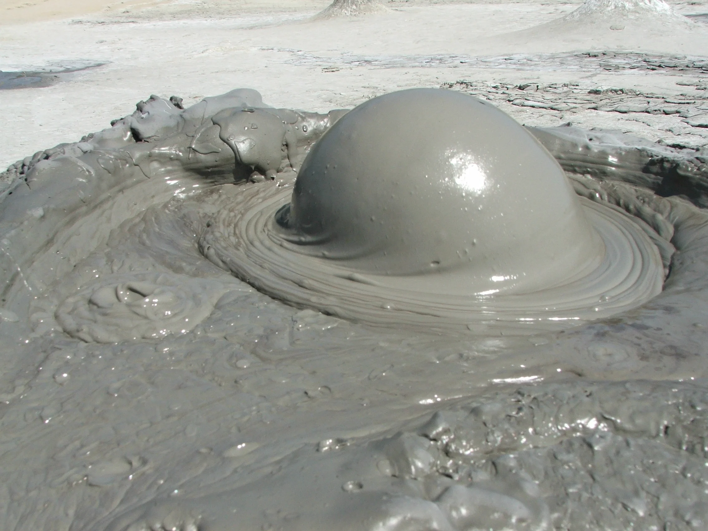 Muddy volcano2, Buzau County, Romania
