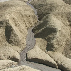 Muddy volcanoes2, Buzau county, Romania