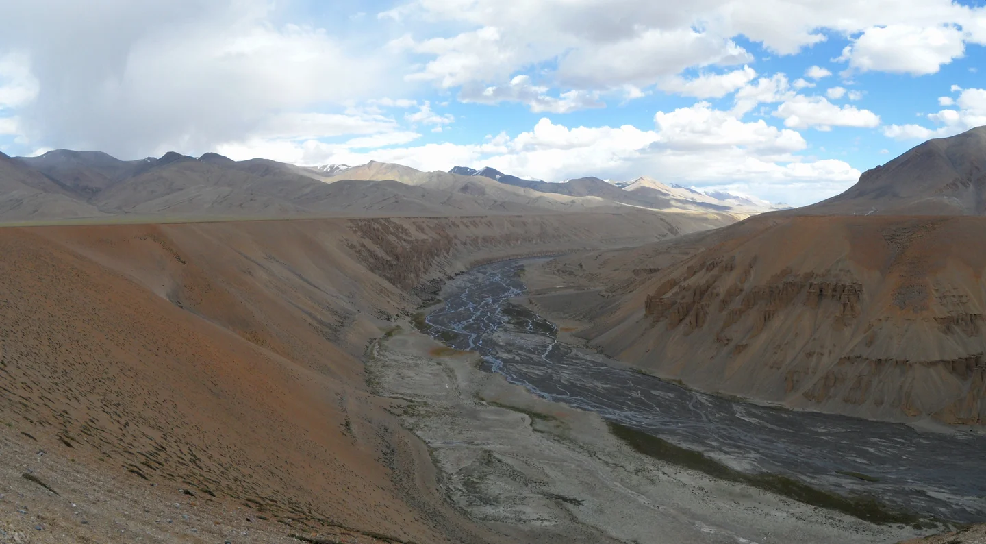 Canyon in the Himalaya range