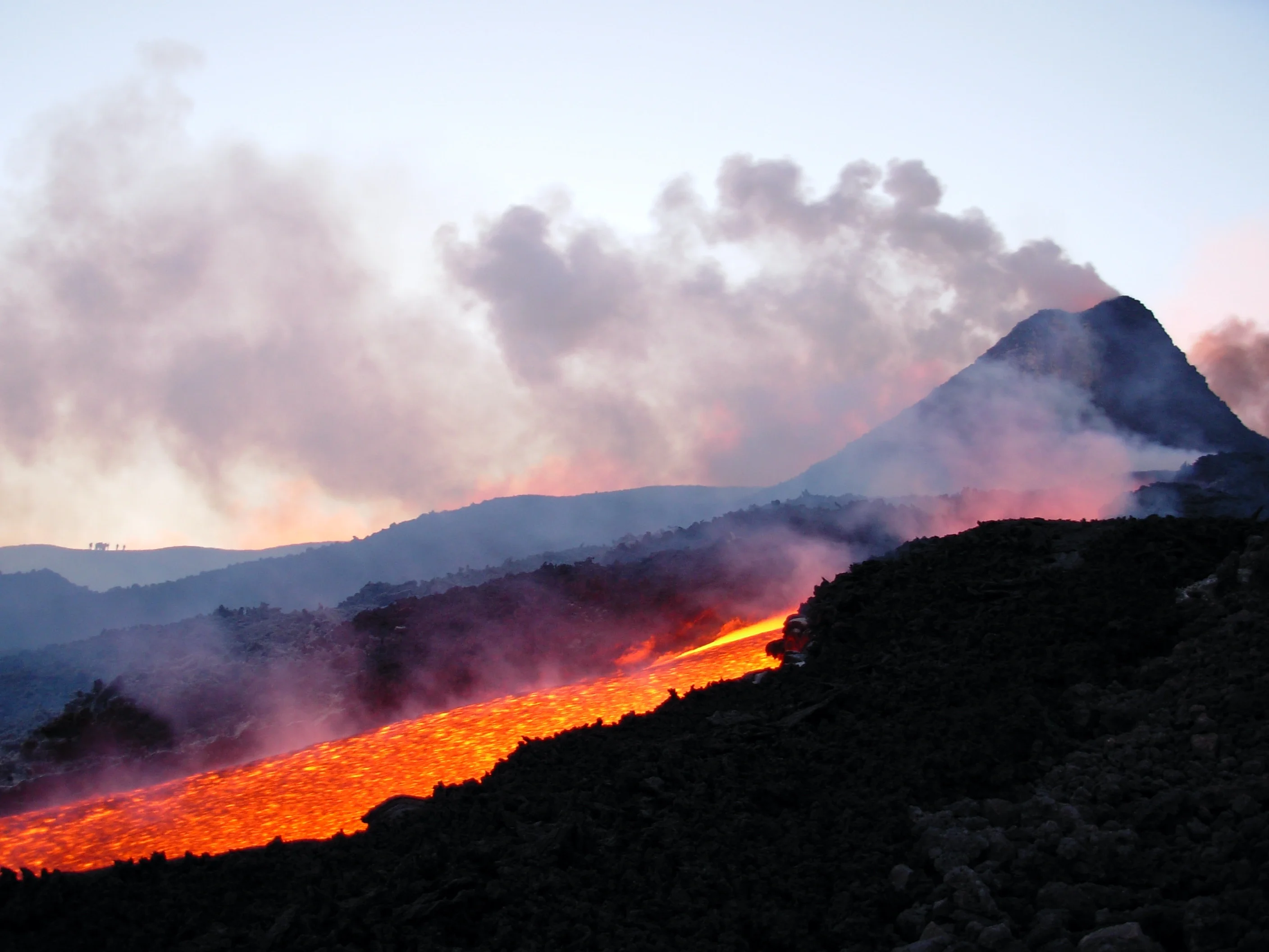 Volcanic twilight