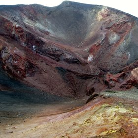 "Volcanic palette" of mt. Etna flank eruptive center