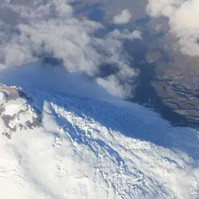 Volcano in the tropics