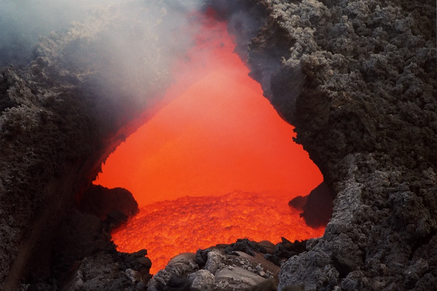 Skylight on a lava tube