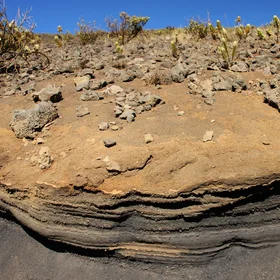 Tephra layers