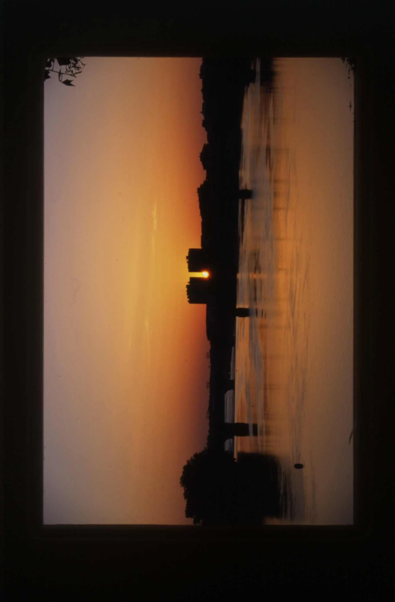 Funny city sunset!
