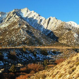 Owen's Valley and Mt. Whitney at Sunrise.