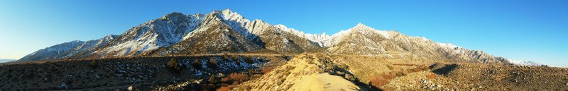 Owen's Valley and Mt. Whitney at Sunrise.